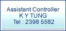 assistant controller ms virginia wong telephone 23985582 email address: virginiawong@tid.gov.hk