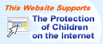 this website supports the  protection of children on the internet