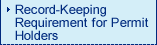 Record-Keeping Requirement for Permit Holders